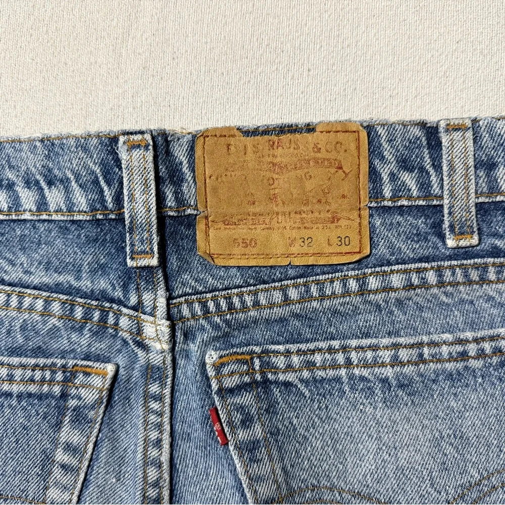 VTG Levis 550‎ Jeans Mens 30x30 Blue Made in USA Relaxed Tapered